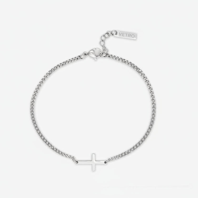 Cross Bracelet | Silver
