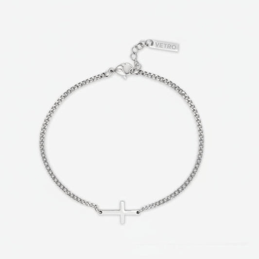 Cross Bracelet | Silver