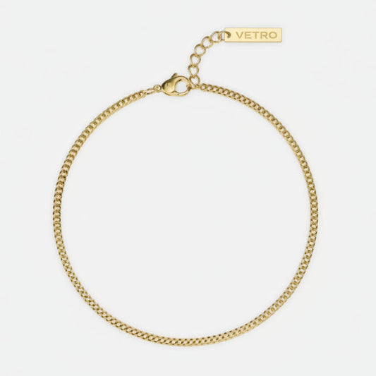 Cuban Bracelet 1.8MM | 18K Gold