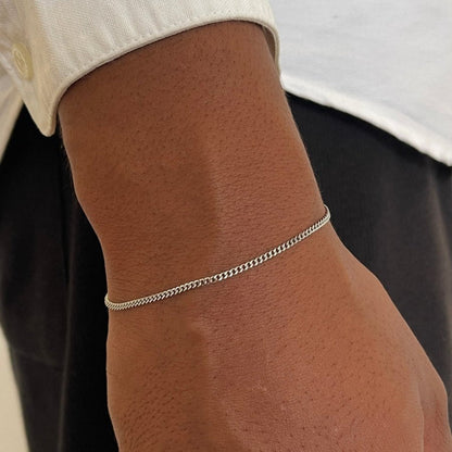 Cuban Bracelet 1.8MM | Silver