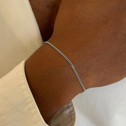 Cuban Bracelet 1.8MM | Silver