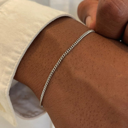 Cuban Bracelet 1.8MM | Silver