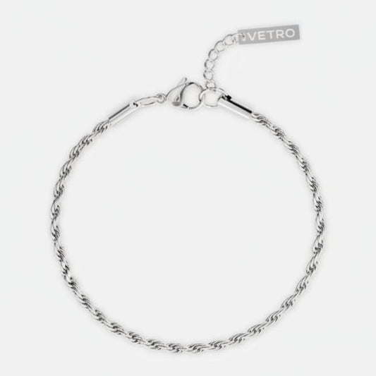 Rope Bracelet 3MM | Silver